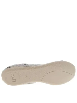 Ballerines beiges avec un imprimé serpent et une bande élastiquée