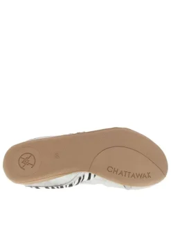 Ballerines élastiquées en simili cuir argent à semelle antidérapante plate