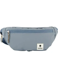 Banane bleue unie avec une fermeture zippée et une sangle réglable