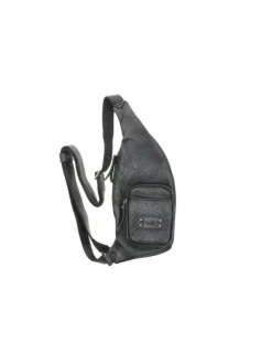 Banane Hanoïnoire à bandoulière ajustable et à fermeture zippée