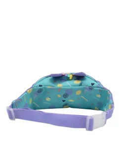 Banane Kiprokos Zèbre violette avec une fermeture zippée et un clip d'attache