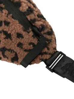 Banane camel imprimée léopard réversible avec nom iconique à l'avant