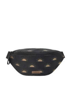 Banane or unie reversible à bandoulière ajustable et fermeture zippée