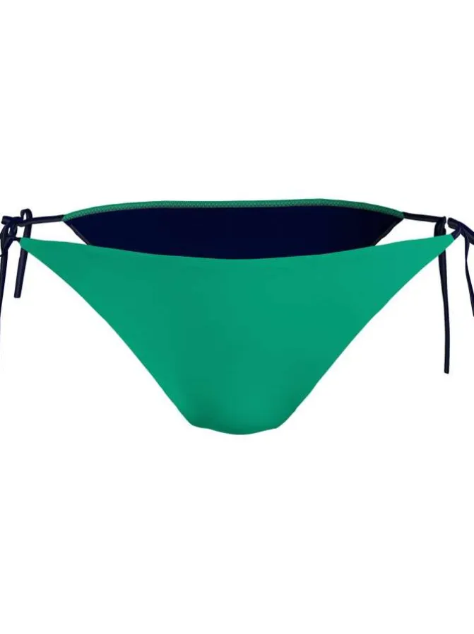 Bas de maillot de bain multicolore avec nom de la marque à l'arrière