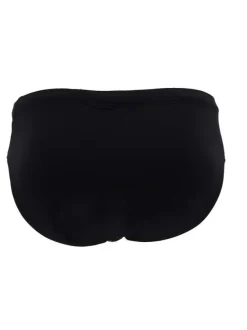 Bas de maillot de bain noir taille élastiquée