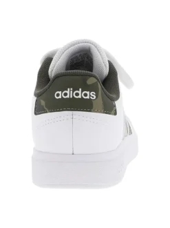 Baskets basses tennis Grandcourt 2.0 blanches et imprimé camouflage