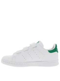 Baskets blanches à bandes auto agrippantes STAN SMITH