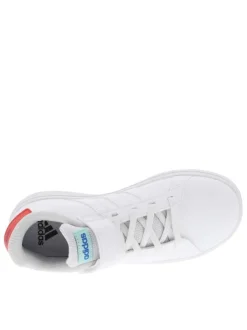 Baskets Grand Court 2.0 El K blanches avec lacets et bande auto-agrippante