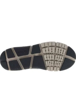Baskets montantes garçon en cuir FLEXYPER marine