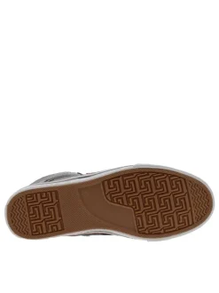 Baskets montantes graphite doublées fourrure