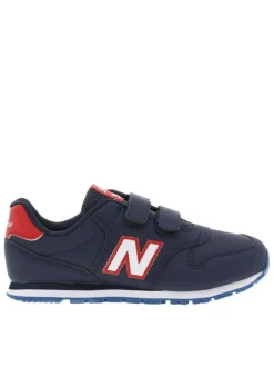 Baskets running bleu marine avec semelles crantées et fermeture velcros