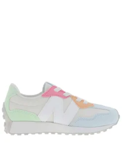 Baskets running multicolores avec semelles crantées et lacets plats