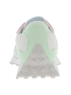 Baskets running multicolores avec semelles crantées et lacets plats