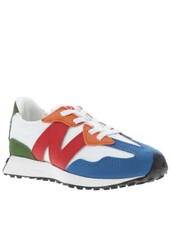 Baskets running multicolores avec semelles crantées et lacets plats
