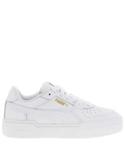 Baskets tennis Ca Pro Jr en cuir blanches à semelle à talon plat et avec lacets