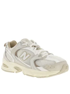 Baskets basses 530 multisport beiges en mesh avec des lacets plats