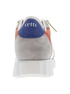 Baskets basses running en cuir blanches avec lacets plats élastiqués