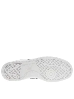 Baskets basses 480 style tennis en cuir blanches et vertes avec des lacets plats