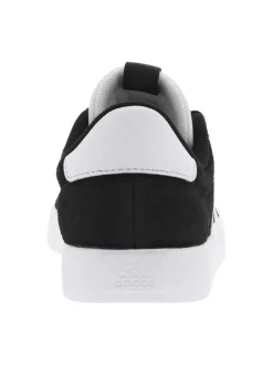 Baskets basses tennis Vl Court 3.0 en cuir nubuck noires avec lacets plats