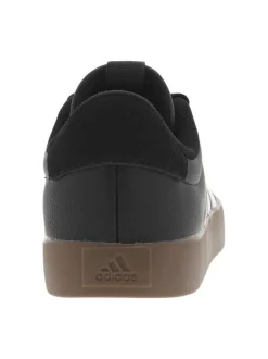 Baskets basses tennis Vl Court 3.0 noires avec semelle marron et lacets plats