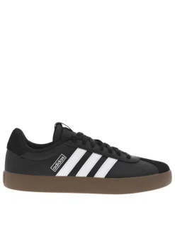 Baskets basses tennis Vl Court 3.0 noires avec semelle marron et lacets plats