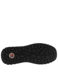 Baskets cognac à talon plat avec un zip et des lacets ronds