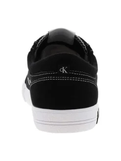 Baskets homme en coton noir