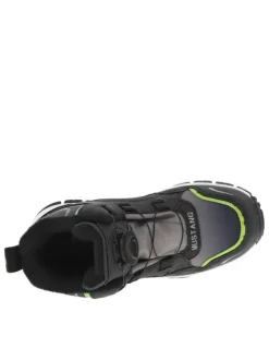 Baskets montantes en Mesh imperméable dégradé de couleurs à semelle running et fermeture type Boa®