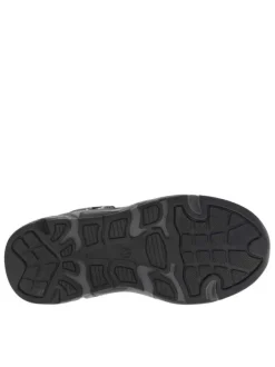 Baskets montantes en Mesh imperméable noir à semelle running et fermeture type Boa®