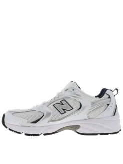 Baskets multisport blanches avec empiècements en maille résille