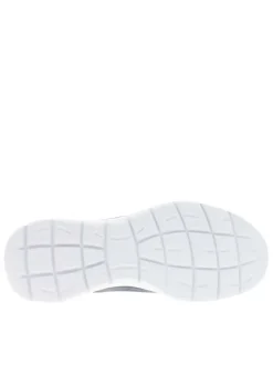 Baskets running bleu marine à semelle plate avec une fermeture slip-on