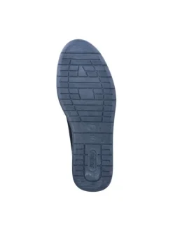 Baskets running bleu marine à talon plat avec des lacets élastiqués