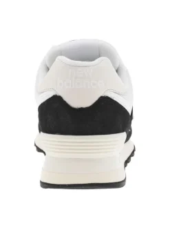 Baskets running noires à talon plat et à lacets plats avec patch de la marque