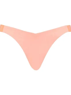 Bikini brésilien de bain pêche avec taille élastiquée et logo iconique