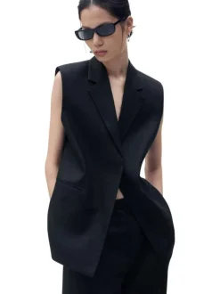 Blazer femme noir