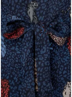 Blouse femme bleu