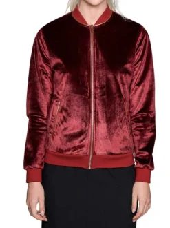 Blouson femme rouge