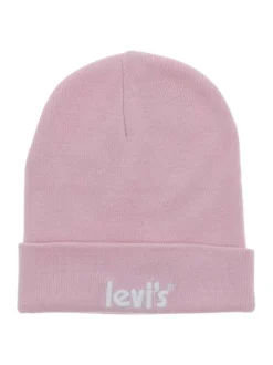 Bonnet Poster Logo Beanie rose uni