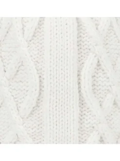 Bonnet Appletini blanc avec pompons interchangeables et logo iconique