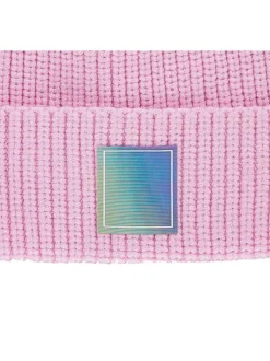 Bonnet à revers rose