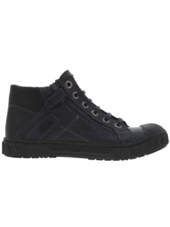 Boots garçon VOLNAY cuir marine