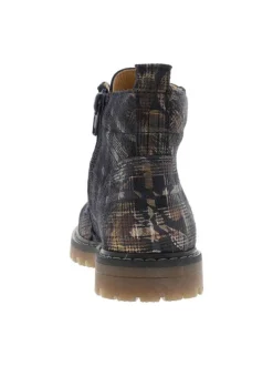 Boots SUSIE marine en cuir