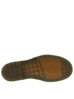 Boots en cuir marron à talon plat et à bandes élastiquées sur les côtés