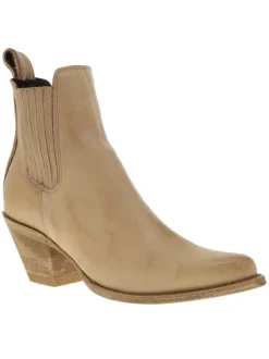 Boots femme marron
