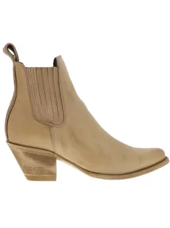 Boots femme marron