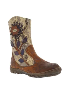 Boots IVCRIAO en cuir café