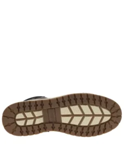 Boots kaki à doublure Tartan à lacets et fermeture zippée