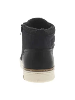 Boots noires en cuir