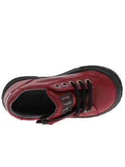 Botillons garçon cuir VIBUSE bordeaux