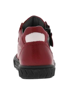 Botillons garçon cuir VIBUSE bordeaux
